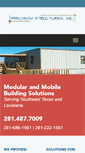 Mobile Screenshot of precisionstructuresinc.com